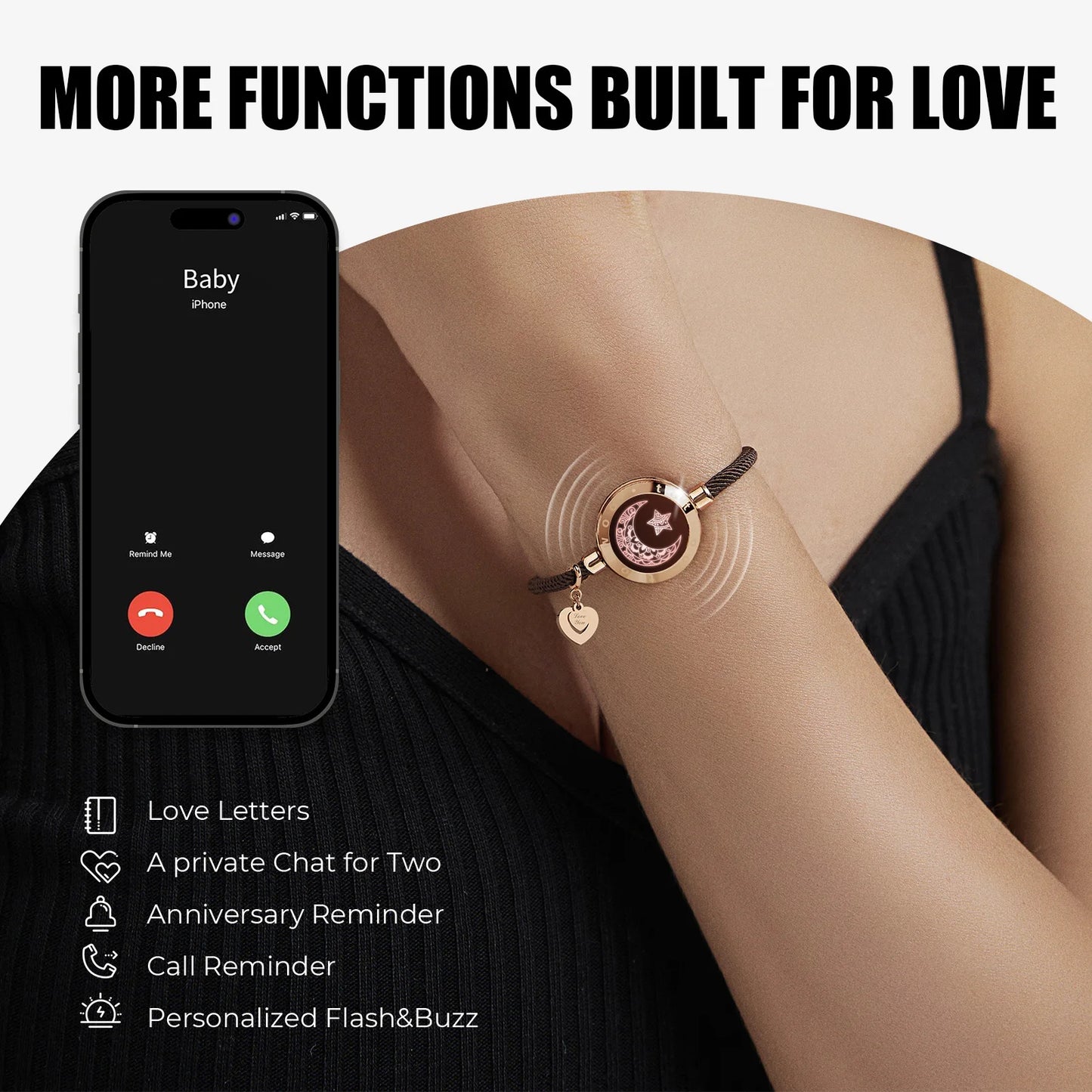Single Touch Bracelet for Long Distance