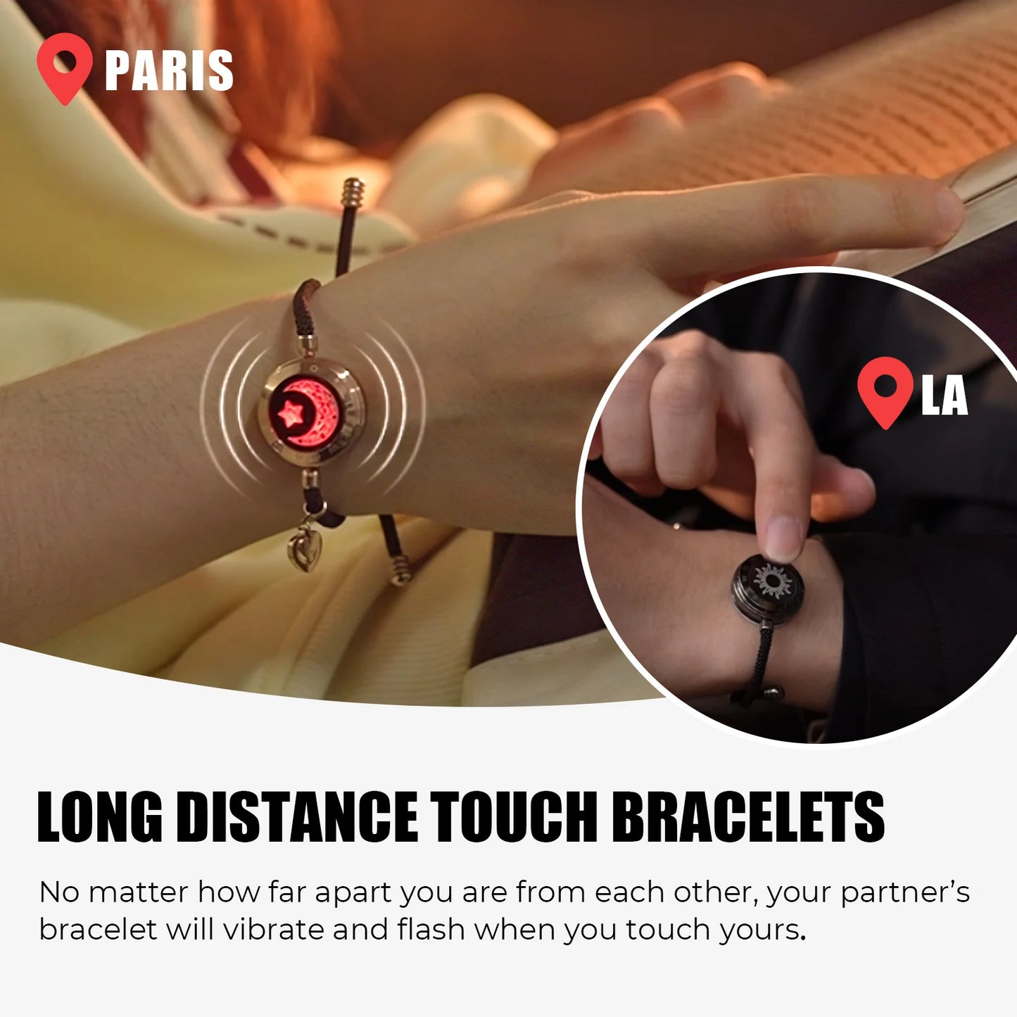 Single Touch Bracelet for Long Distance